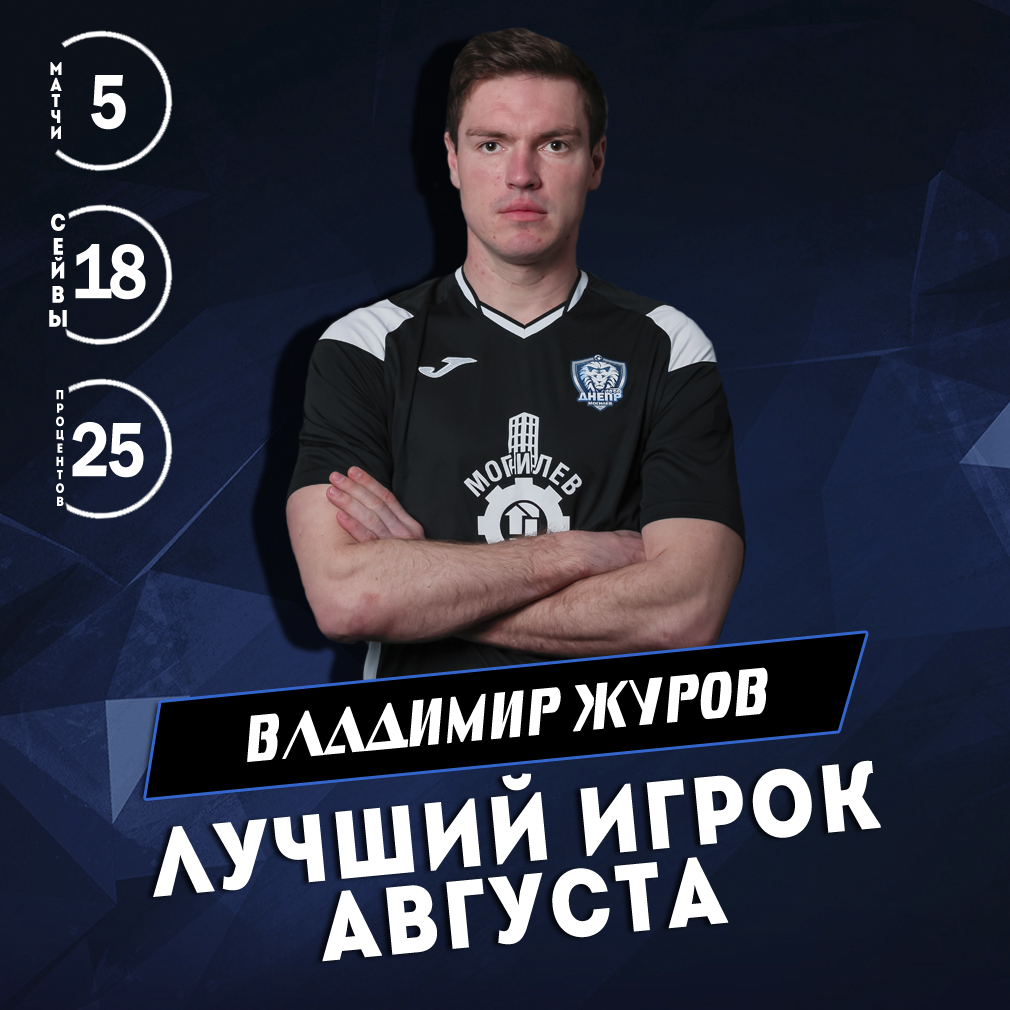 Владимир Журов - лучший игрок августа